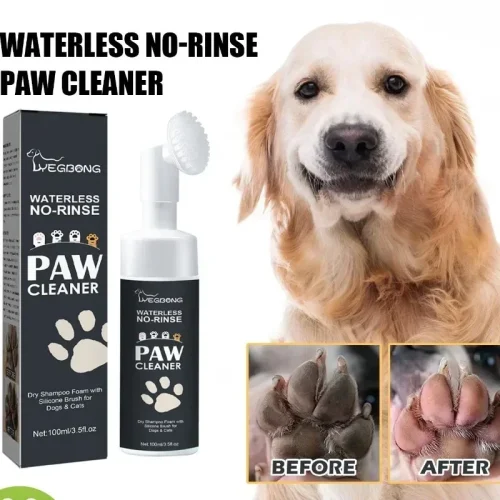 Dog Paw Washing Foam Pet Foot Cleaning Foam Rinse-free